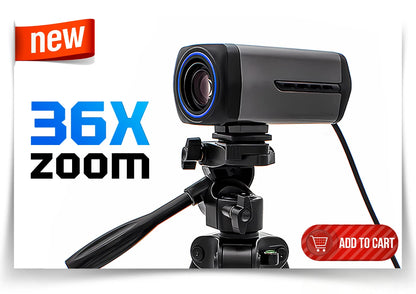 WGWK 4K CMOS POE Digital Live Stream Camera 3/4/5/8MP HD Security Protection Webcam Industrial 2.1/5-100mm Manual Varifocal Lens