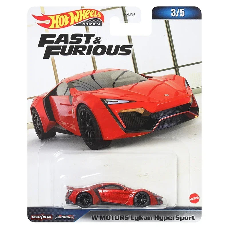 Original Hot Wheels Premium Car Fast & Furious Kid Toys for Boys 1/64 Diecast Toyota Supra 1991 BMW M5 Lamborghini Gallardo Gift