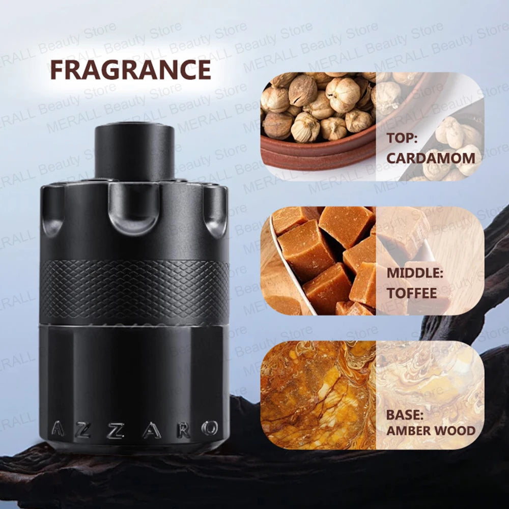 100Ml The Most Wanted Parfum Intense Mens Cologne Spicy Seductive Fragrance Luxury Perfumes for Men Attract Women Perfume