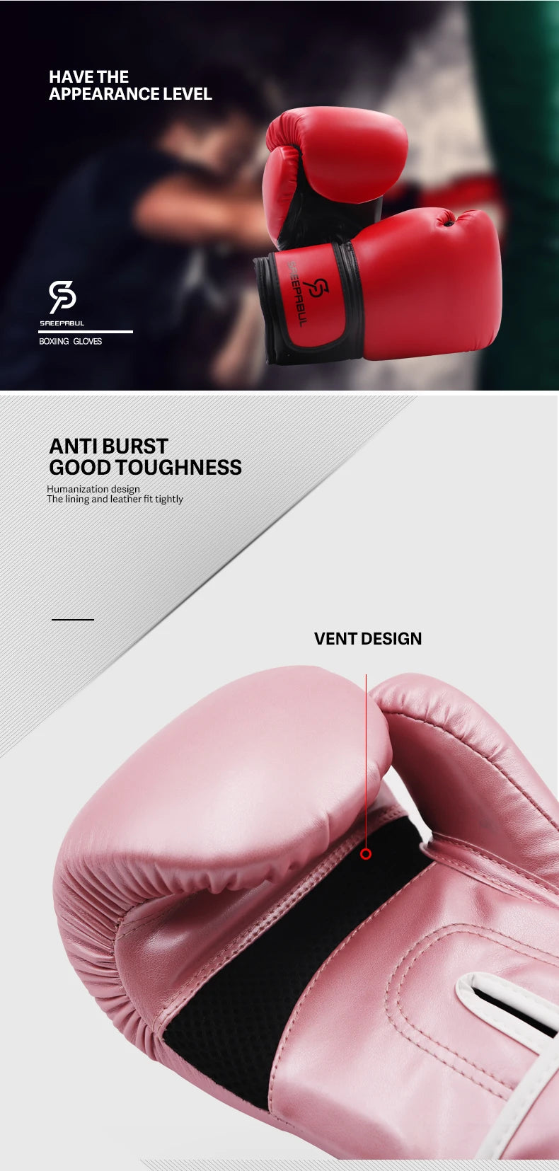 8/10/12/14/16oz Kids Women/Men Boxing Gloves Sanda Sparring Muay Thai MMA Karate Punch Training Mitts Kickboxing Boxe De Luva