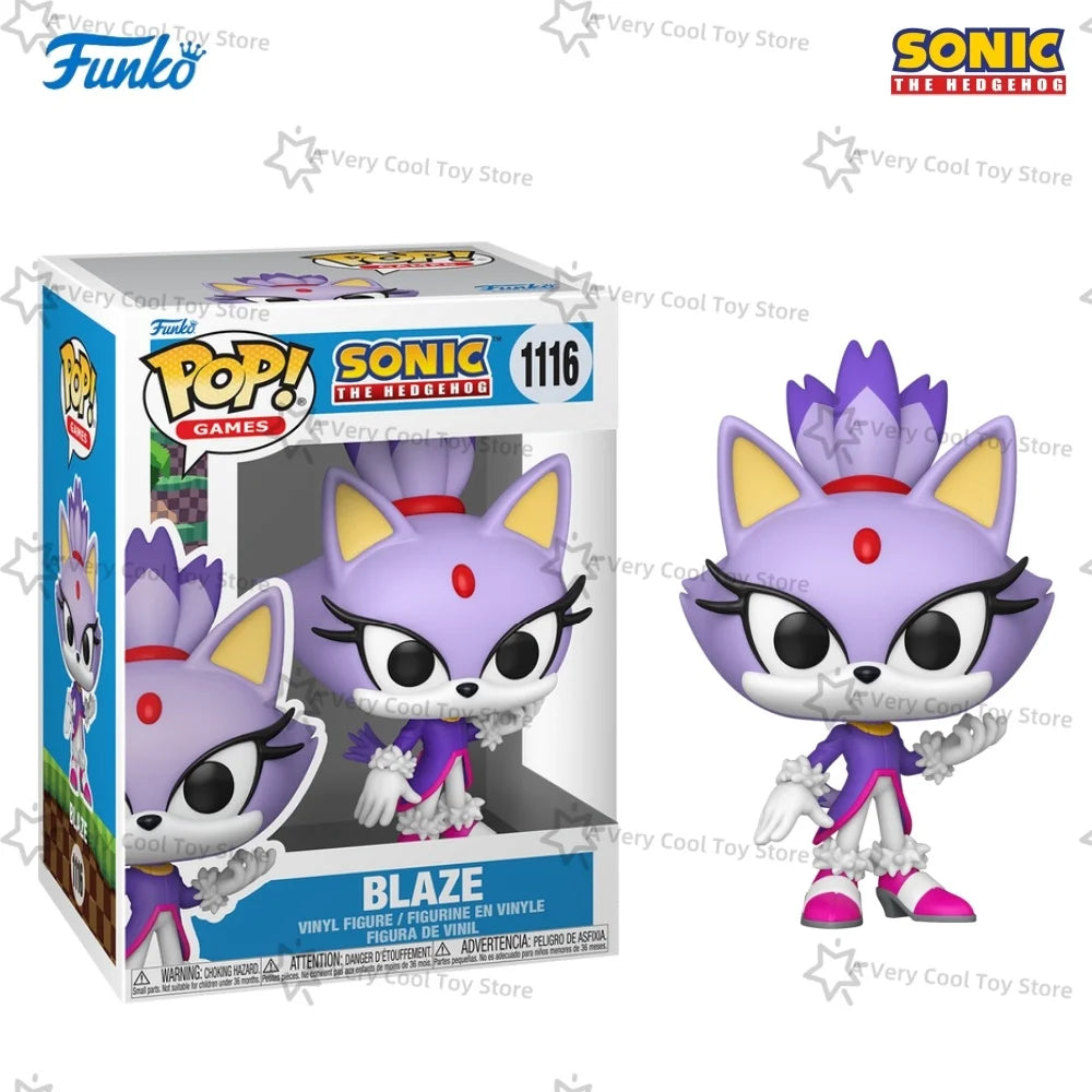 FUNKO POP Blaze the Cat Figure 1116 Collectible Limited Edition Sonic The Hedgehog 5 inch Vinyl Figure Decoration Toy Gift