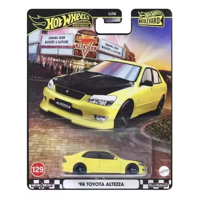 Original Hot Wheels Premium Car Boulevard 1/64 Diecast Boys Toys Mercedes Benz Maserati MC20 Toyota Tacoma Altezza Ford GT Gift