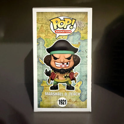 One Piece Anime Figure Marshall D Teach 1921 Vinyl Figures Funko Pop 5.05 inch Figurine Collectible Limited Edition Model Toy