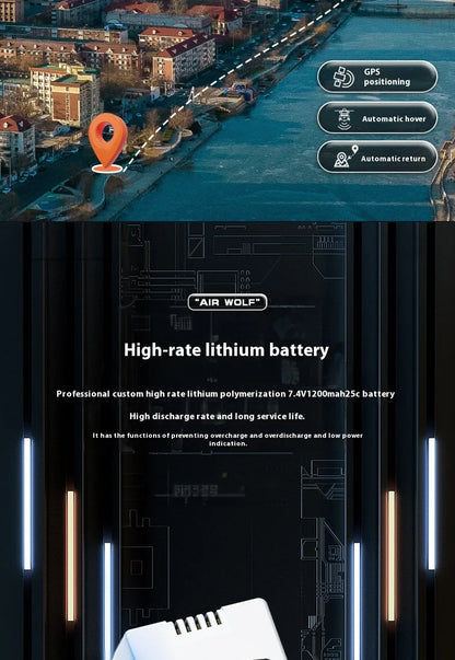 Yuxiang F02s Flying Wolf Armed Helicopter Rc Remote Control Aircraft Gps Positioning Automatic Return 1:34 Aircraft Model