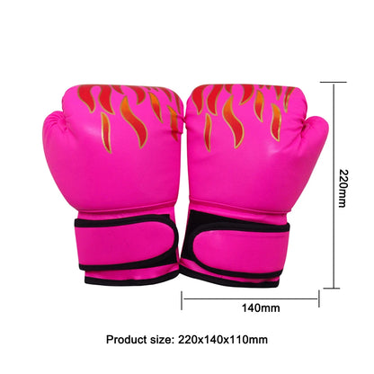 2pcs Kickboxing Boxing Gloves Breathable Children Kids Muay Thai Fighting Gloves