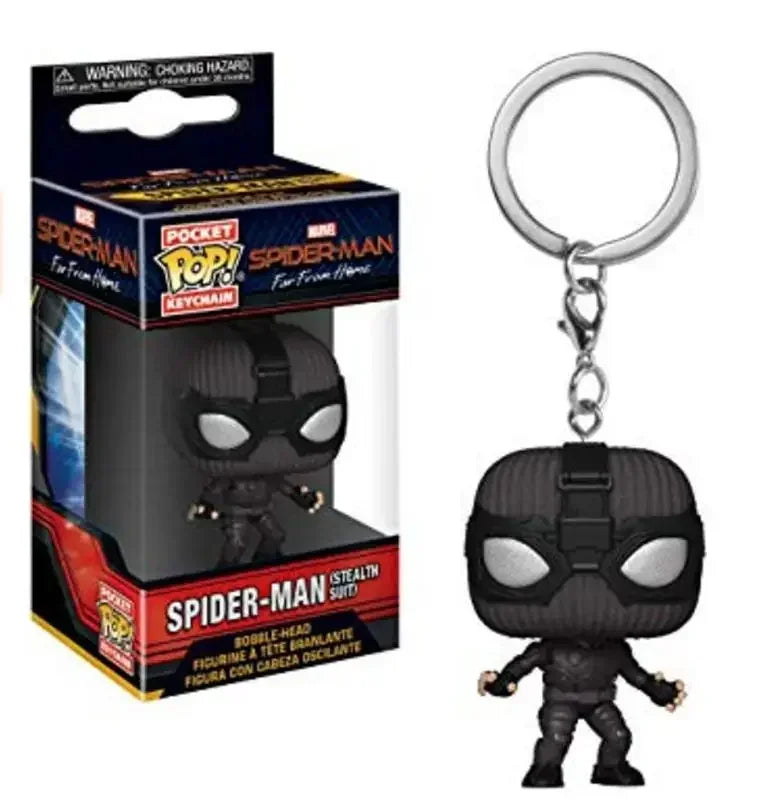 NEW FUNKO POP MARVELs Spider-Man Spider-GWEN GREEN GOBLIN ZOMBIE HUNTER SPIDEY Peter Parker Mysterio Keychain Vinyl Figure Toys