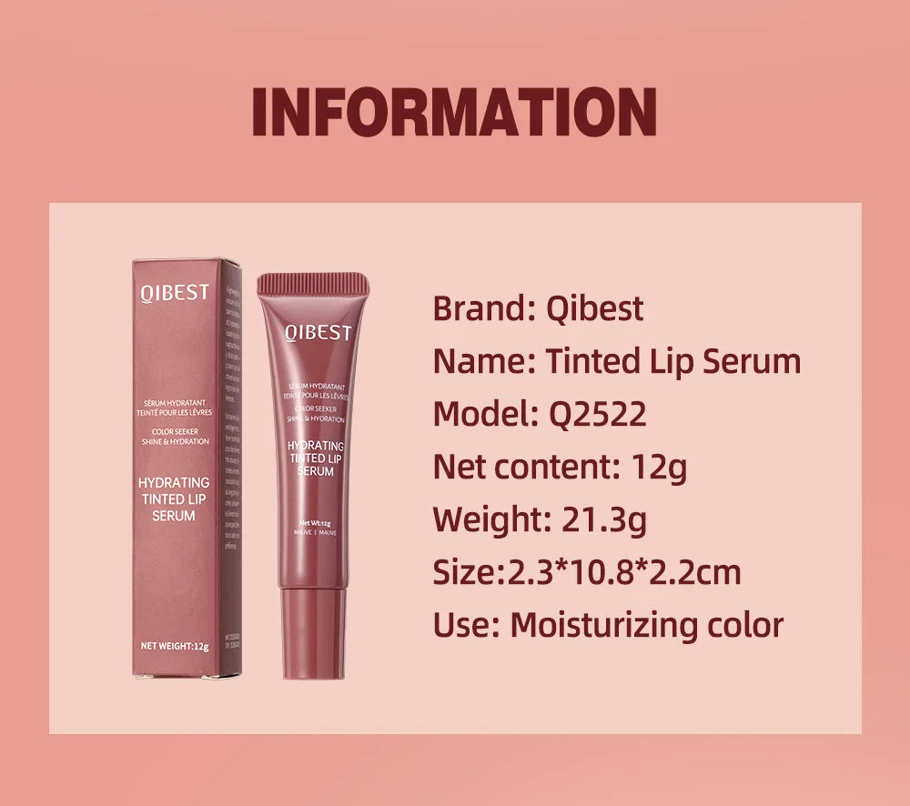 New Nude Red Bean Clear Water Gloss Glass Lip Gloss Moisturizing Chocolate Mirror Gloss Plumping Lip Tint Lip Cream Makeup 12g