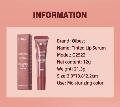 New Nude Red Bean Clear Water Gloss Glass Lip Gloss Moisturizing Chocolate Mirror Gloss Plumping Lip Tint Lip Cream Makeup 12g