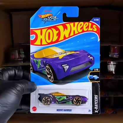 2025J Original Hot Wheels Car 1/64 Diecast Mercedes AMG Porsche Toyota GR86 Nissan Leaf Nismo Ferrari SF90 Stradale Toy for Boy