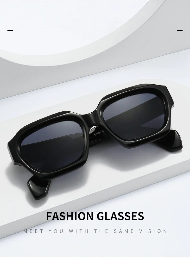 Fashion Square Sunglasses New Woman Luxury Brand Small Rectangle Sun Glasses Female Gradient Eyewear UV400 Oculos De Sol