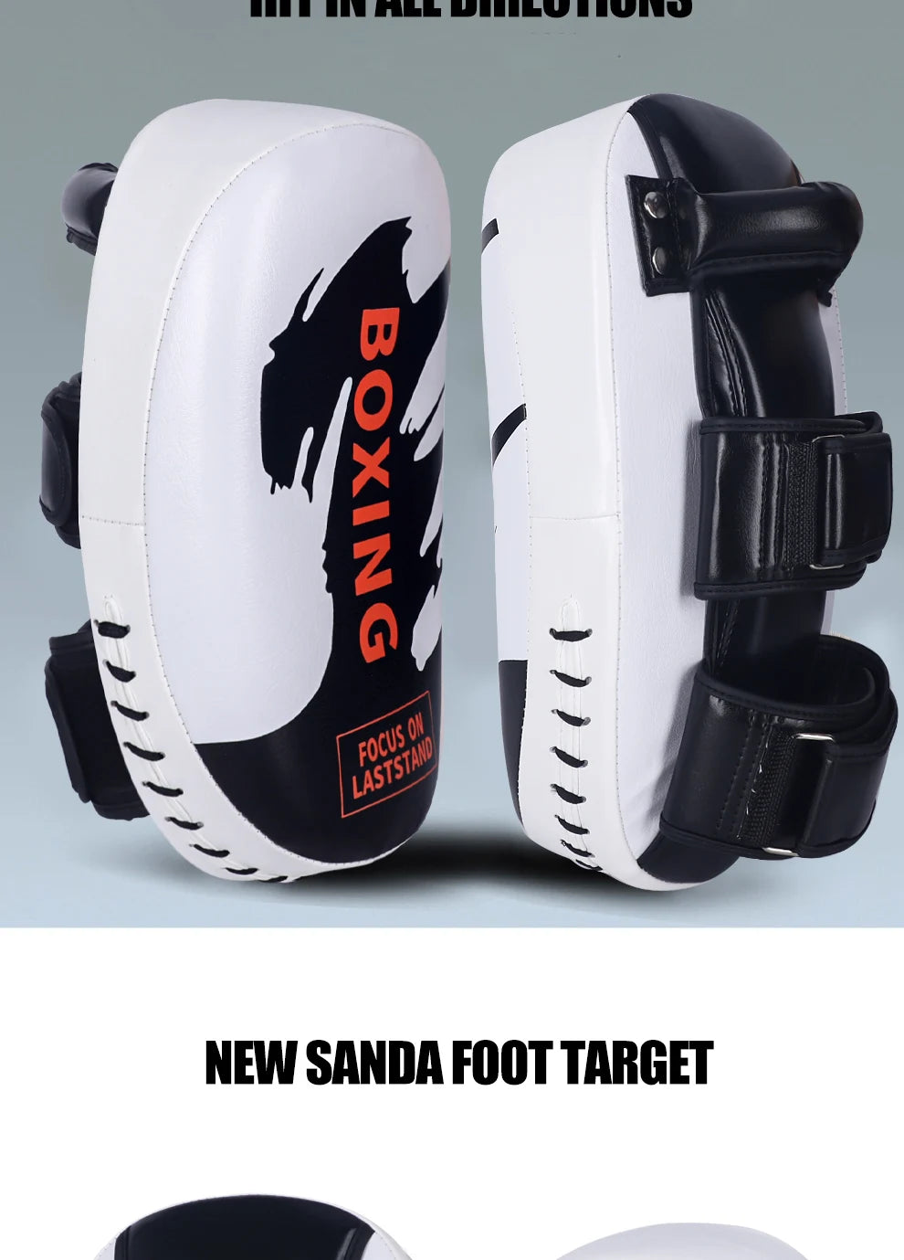 1PCS PU Leather Boxing Target Hand Foot Kicking Pad Bag for Muay Thai Taekwondo MMA Martial Arts Training Fitness Equipment