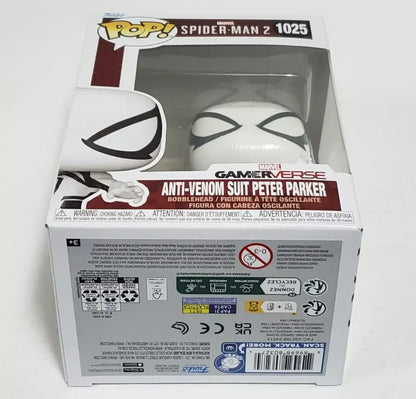 Marvel Spider Man Figure Anti Venom Suit Peter Parker # 1025 Funko Pop 4.15 in Figures Collectible Limited Edition Model Toy