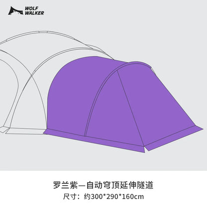 Relaxing Rainproof Sun Shelter Large Space Sun Protection Quick Automatic Opening Tents Multifunctional Camping Supplies