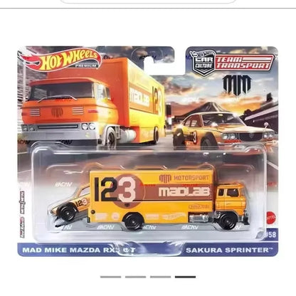 Hot Wheels Car Model Hxd63 Car Culture Fast & Furious Alloy Hw Car Model Garden Avenue Iron Bottom Rubber Tire Custom Gift Toys