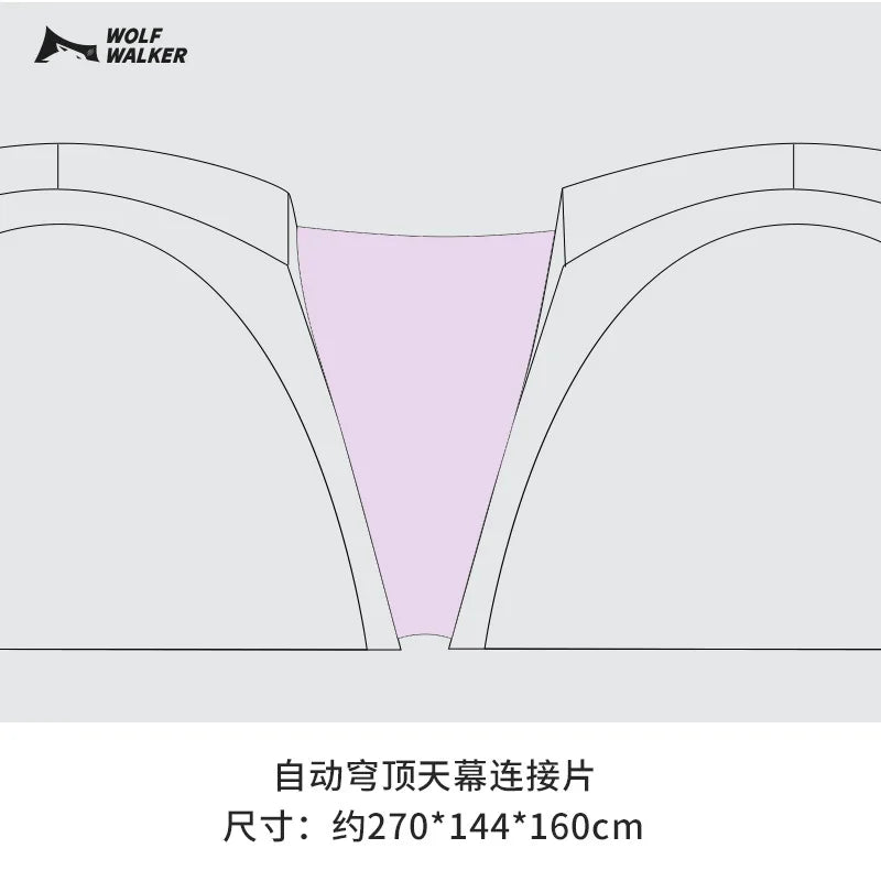 Relaxing Rainproof Sun Shelter Large Space Sun Protection Quick Automatic Opening Tents Multifunctional Camping Supplies