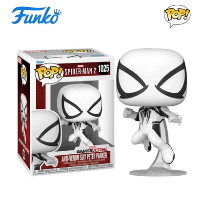 Marvel Spider Man Figure Anti Venom Suit Peter Parker # 1025 Funko Pop 4.15 in Figures Collectible Limited Edition Model Toy