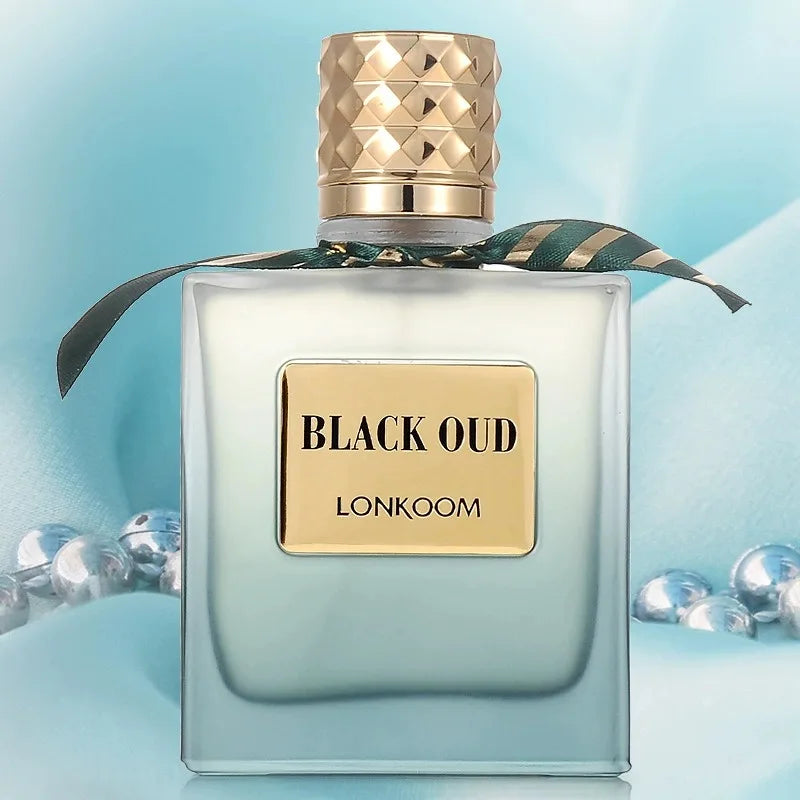 100ml Black Oud Perfume Men's Eau De Toilette Luxury Mysterious Oud Woody Long-Lasting  Parfum Fragrance Cologne