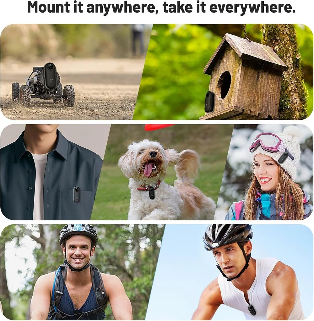 Magnetic POV 4K Ultra Mini Action Cam Wireless WiFi Wearable Camera YouTube Influencers Pocket Vlog Recorder HD  Travel Bodycam