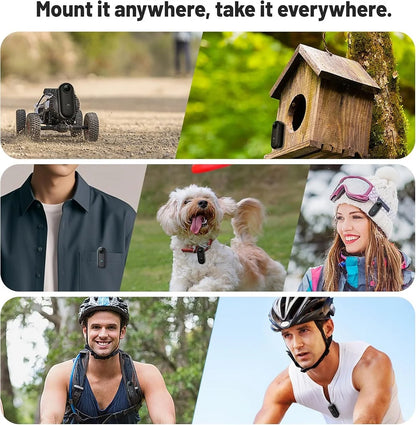 Magnetic POV 4K Ultra Mini Action Cam Wireless WiFi Wearable Camera YouTube Influencers Pocket Vlog Recorder HD  Travel Bodycam