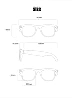 Smart Glasses for Men Women Translation Earphones AI Voice Assistant Sunglasses HD Camera Function Photo Video Music Glasses