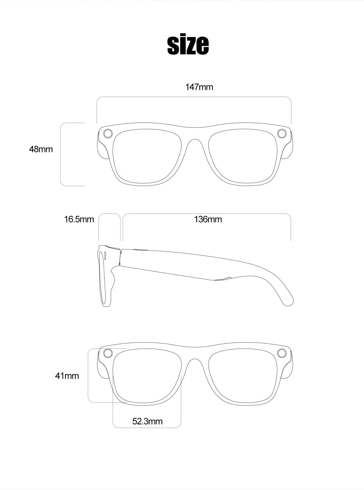 Smart Glasses for Men Women Translation Earphones AI Voice Assistant Sunglasses HD Camera Function Photo Video Music Glasses