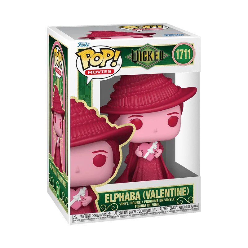 Funko Pop Wicked Figure Elphaba Glinda Valentine #1711 1712 4.65 inches tall Figures Collectible Limited Edition Model Toy Gift