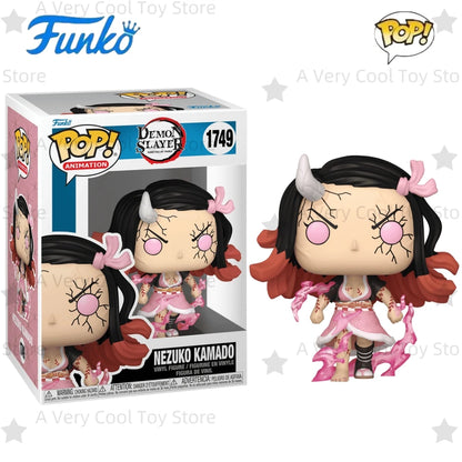 TNezuko Kamado Figure (Demon Form)#1749 Anime Demon Slayer Funko Pop 3.95 in Vinyl Figure Collectible Limited Edition Toy Gift