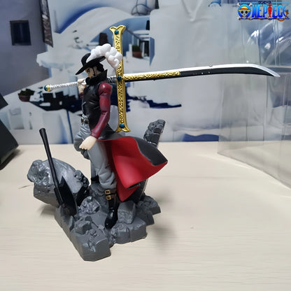 16Cm One Piece Mihawk Action Figure PVC Figurine Model Toy Desktop Decoration Collectibles Anime Figures Boy'S Birthday Gift