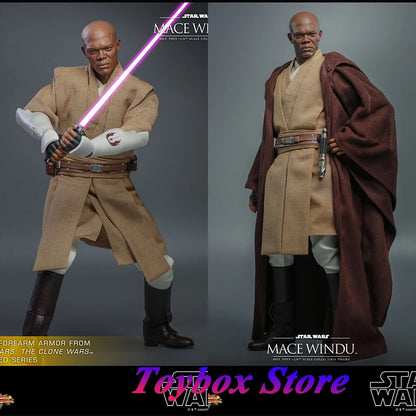 HOTTOYS HT  MMS681 1/6 Mace WinduTM Collectible Figure Star Wars Episode II Attack of the Clones 12" Full Set Male Soldier