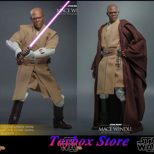 HOTTOYS HT  MMS681 1/6 Mace WinduTM Collectible Figure Star Wars Episode II Attack of the Clones 12" Full Set Male Soldier