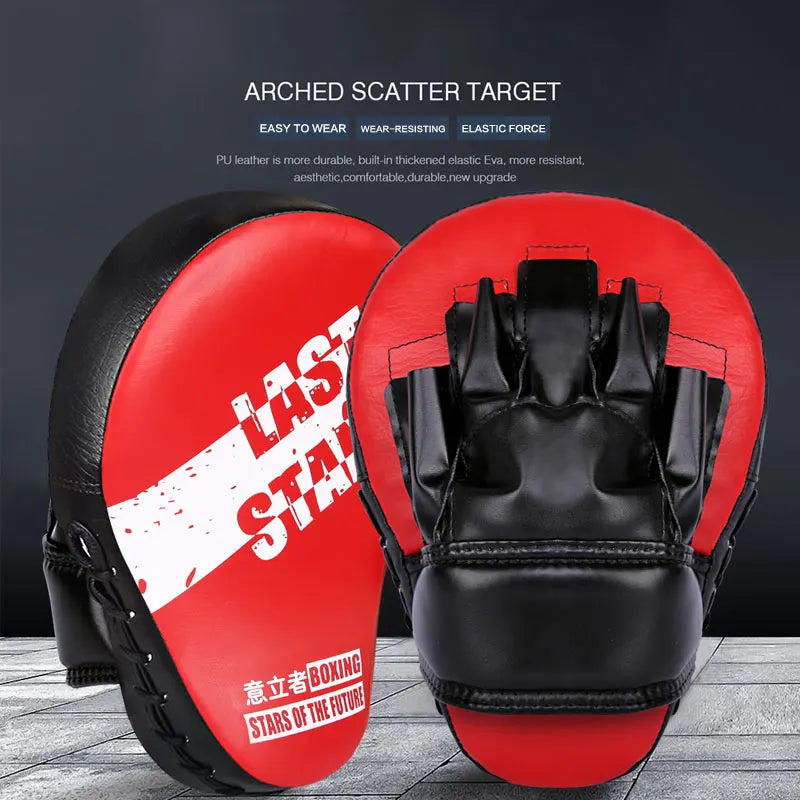 1pc Boxing Hand Target Martial Thai Kick Sanda Training Thickened Karate Training Mitt Focus Punch Pads Five-finger Hand Target