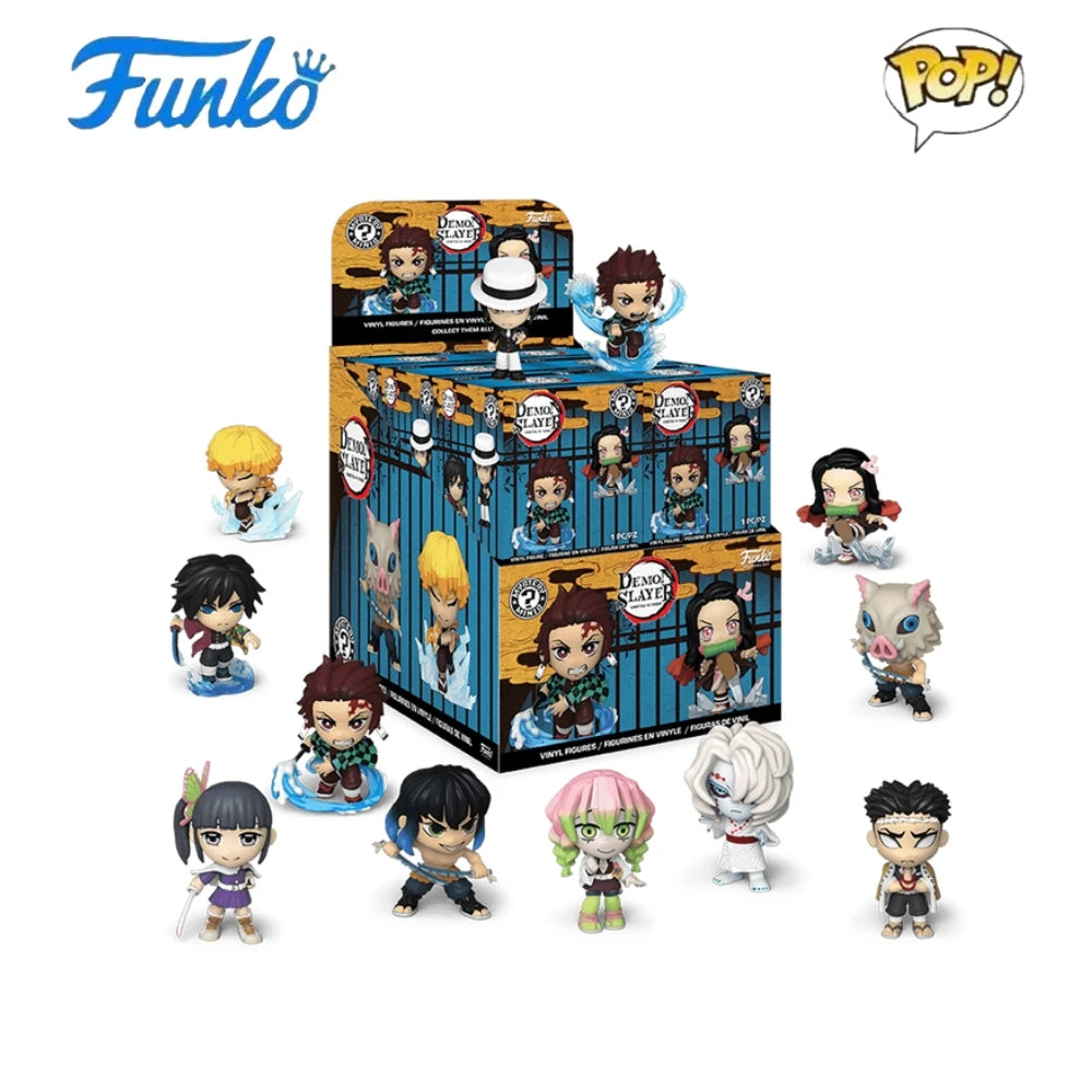 Funko Pop Demon Slayer Mystery Minis Blind box Kamado Nezuko Kamado Tanjirou Figure Collectible Limited Edition Model Toy