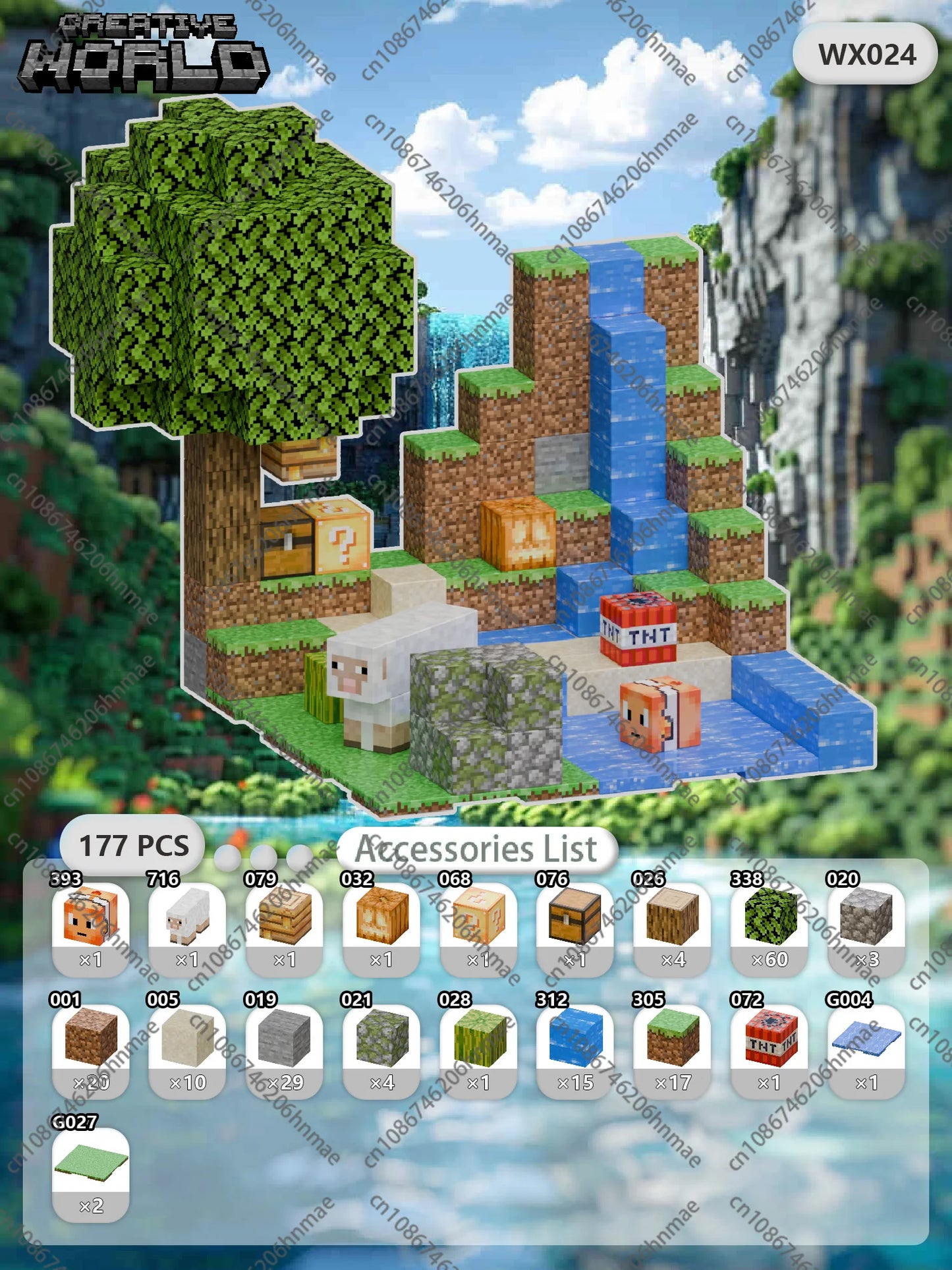 Magnetic Building Blocks Mine World Magnet Cube Brick Sensory Best Sets for Boys Girls Kids DIY Pixel style Model Base plate Toy