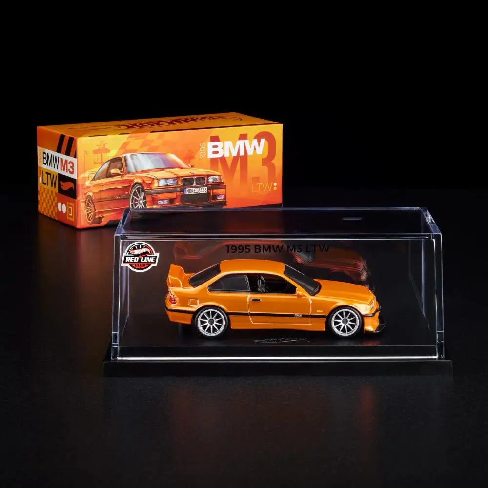 New Hot Wheels Collectors RLC Exclusive Rare 1995 BMW M3 Ltw 1:64 Scale Bright Orange Model Cars