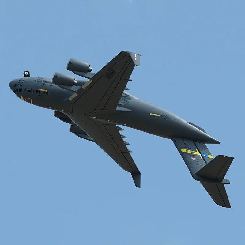 Xfly 40mm C17 Transport Aircraft Four Engine Jet Ducted Model Aircraft Rc Plane Electric Model Aircraft Assembly Fixed Wing