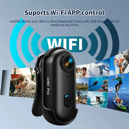 Magnetic POV 4K Ultra Mini Action Cam Wireless WiFi Wearable Camera YouTube Influencers Pocket Vlog Recorder HD  Travel Bodycam