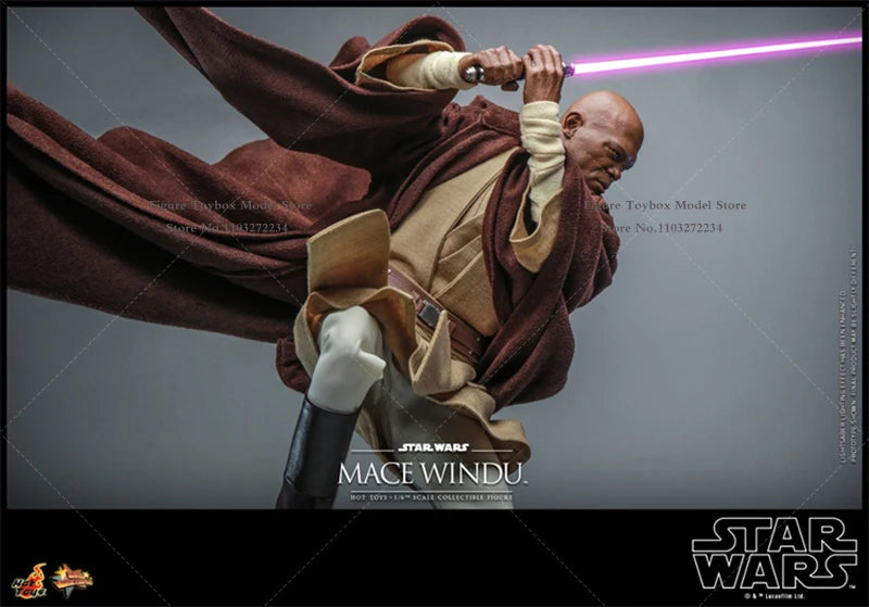 HOTTOYS HT  MMS681 1/6 Mace WinduTM Collectible Figure Star Wars Episode II Attack of the Clones 12" Full Set Male Soldier