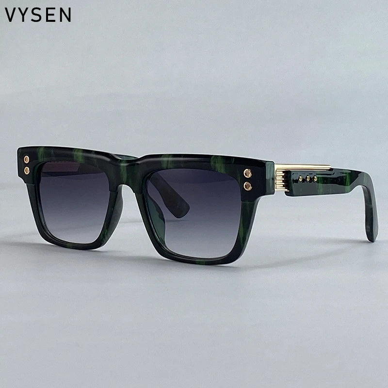Oversized Classic Square Sunglasses Men 2025 Luxury Brand Design Vintage Trendy Rero Sun Glasses For Male Driving Eyewear UV400