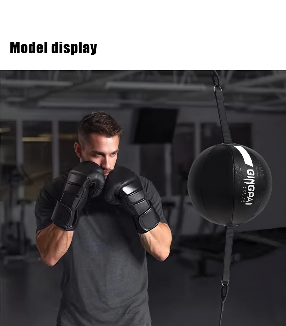 High Quality Fight Boxing Training Punching Bag Fitness Muay Thai Reaction Speed Ball Pear Inflatable Boxing Bag Equipment