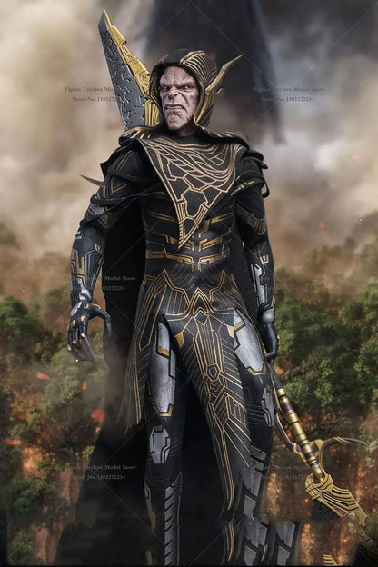 TOYS BATTALION TB005 1/6 Scale Corvus Glaive Marvel Villain Action Figure Raven Blade Delicate 12" Full Set Soldier Model