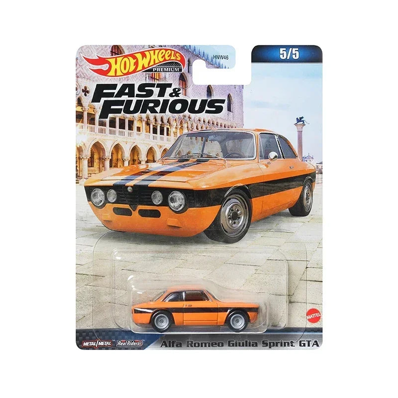Original Hot Wheels Premium Car Fast & Furious Kid Toys for Boys 1/64 Diecast Toyota Supra 1991 BMW M5 Lamborghini Gallardo Gift