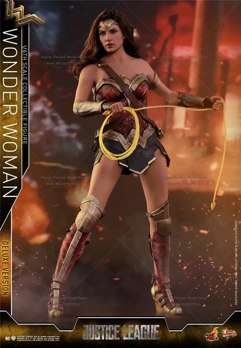 HotToys HT 1/6 MMS451 Collectible Wonder Woman 3.0 Delicate Action Figure Justice League Movie Original Mini 12" Full Set Doll