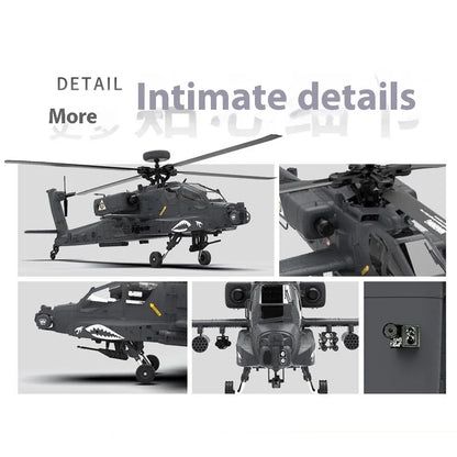 Yuxiang F11s 1:32 Apache Armed Remote-Controlled Helicopter Novice Entry-Level Intelligent Version Multifunctional Aircraft