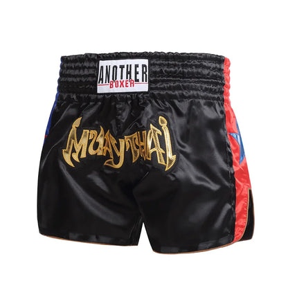 Boxing Shorts for Men Women Children, High Grade Muay Thai Man, Black BJJ Shorts, ONE Championship Quick-Dry Training MMA Pants