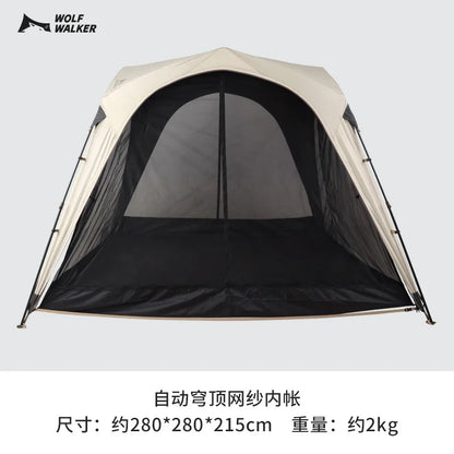 Relaxing Rainproof Sun Shelter Large Space Sun Protection Quick Automatic Opening Tents Multifunctional Camping Supplies