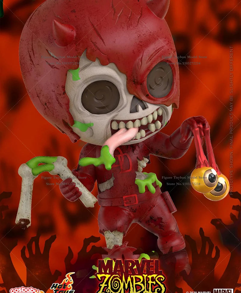 HotToys Marvel Zombie IronMan Captain American Deadpool Wolverine Hulk Doctor Strange Daredevil Magneto Mini Figurine Model