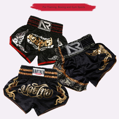 Boxing Shorts for Men Women Children, High Grade Muay Thai Man, Black BJJ Shorts, ONE Championship Quick-Dry Training MMA Pants