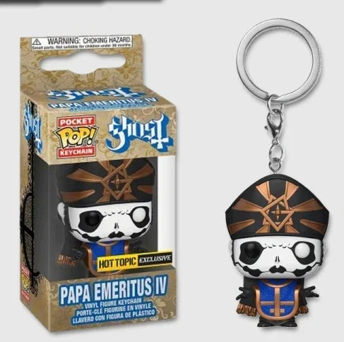 Funko POP Keychain Toy Ghost - Papa Emeritus IV (Special Edition) Viny Figure Pocket Pop Keychain Collection Toys for Birthday G