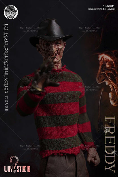 WHY STUDIO 1/6 WS018 Jason WS019 Freddy Mash Horror Man Action Figure 12" Full Set Soldier Model Collection Halloween Gift