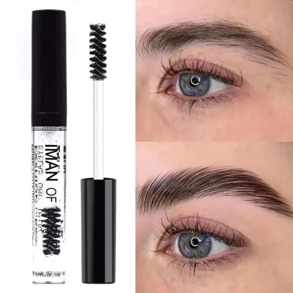 Waterproof Transparent Gel Eyebrow Styling Cream Lasting Natural Wild Brow Makeup Clear Liquid Eyebrow Styling Soap Cosmetics
